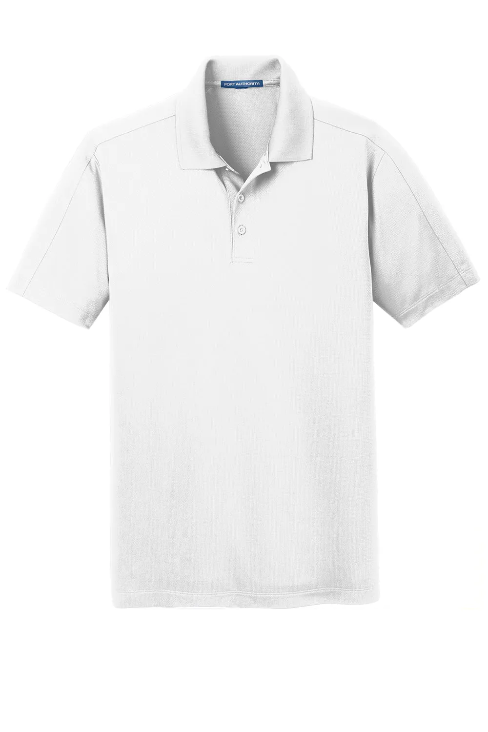 Port Authority Mens Moisture Wicking Short Sleeve Polo Shirt - White  Premium quality Clothing Port-Authority