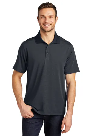 Port Authority Mens Performance Moisture Wicking Short Sleeve Polo Shirt - Graphite Grey/Black - Closeout  Premium quality Clothing Port-Authority