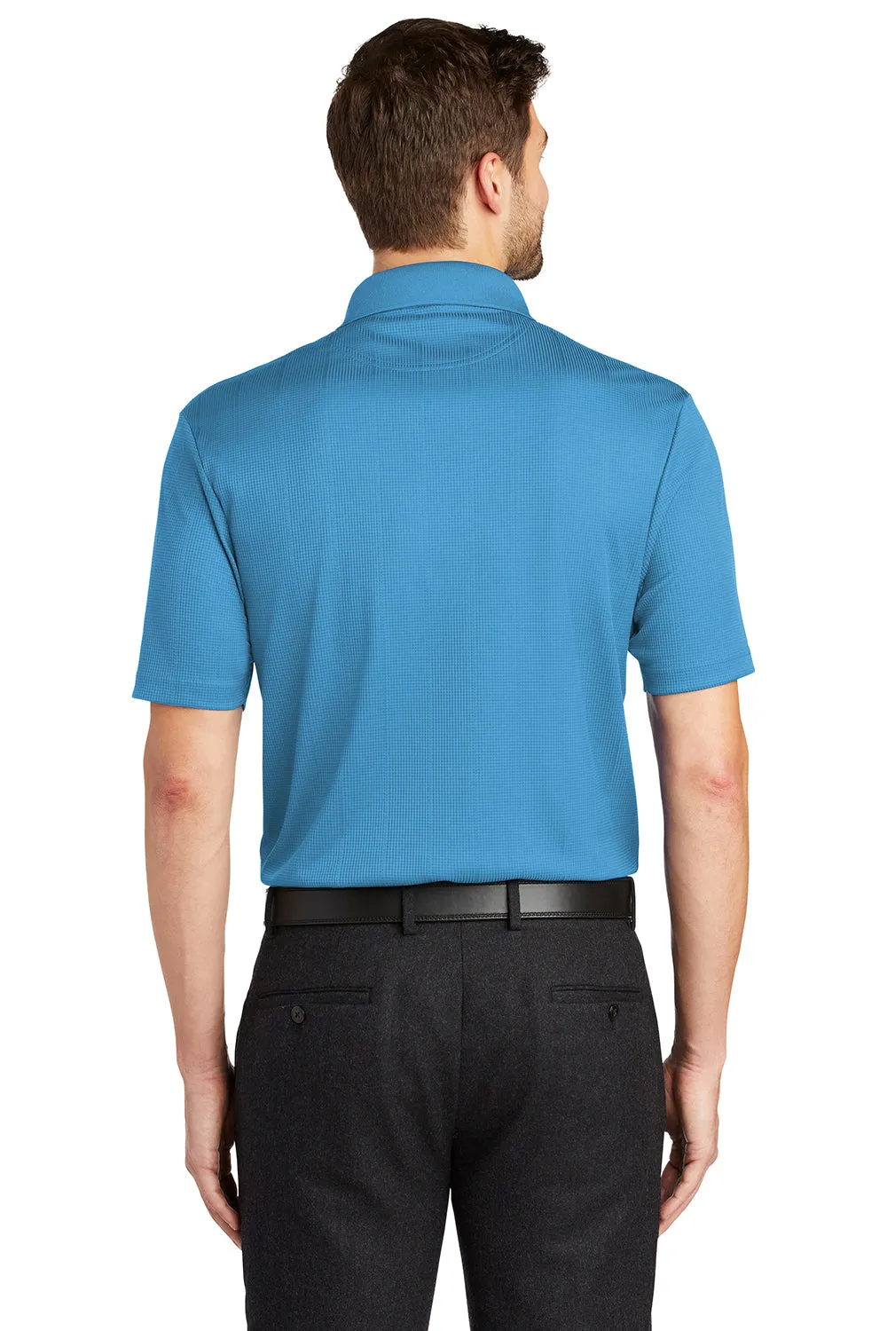 Port Authority Mens Performance Moisture Wicking Short Sleeve Polo Shirt - Ocean Blue  Premium quality Clothing Port-Authority