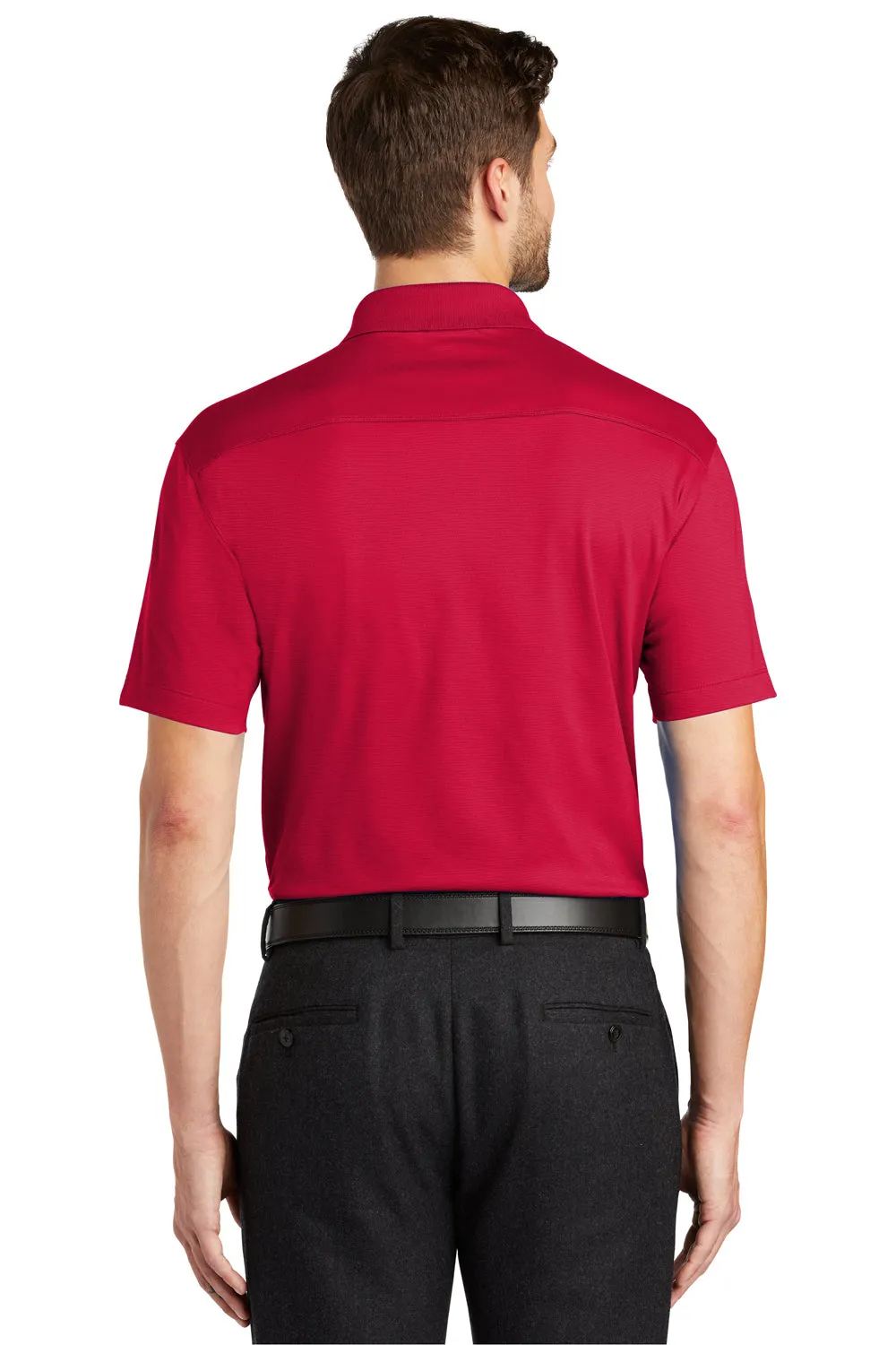 Port Authority Mens Rapid Dry Moisture Wicking Short Sleeve Polo Shirt - Engine Red  Premium quality Clothing Port-Authority
