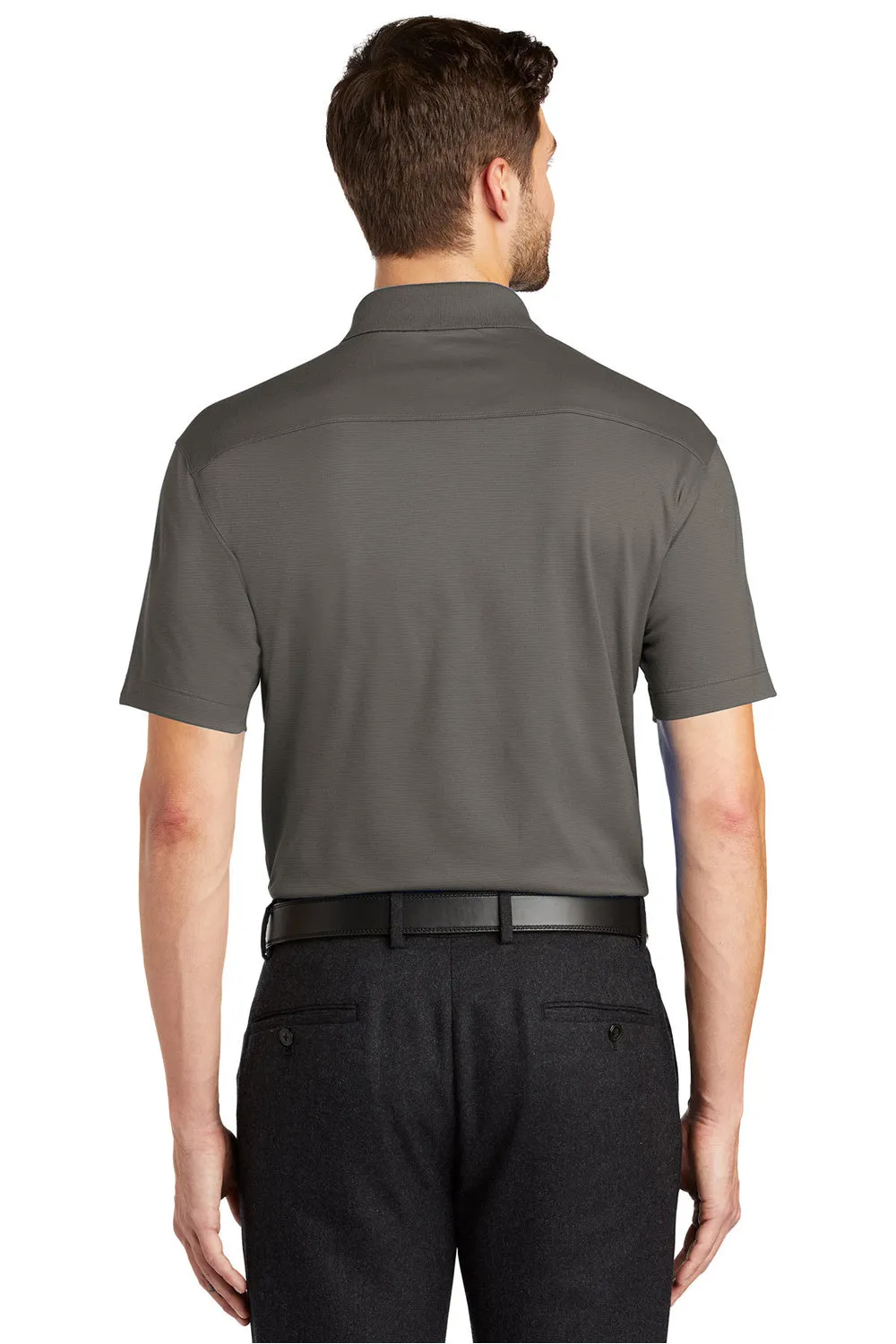Port Authority Mens Rapid Dry Moisture Wicking Short Sleeve Polo Shirt - Smoke Grey  Premium quality Clothing Port-Authority