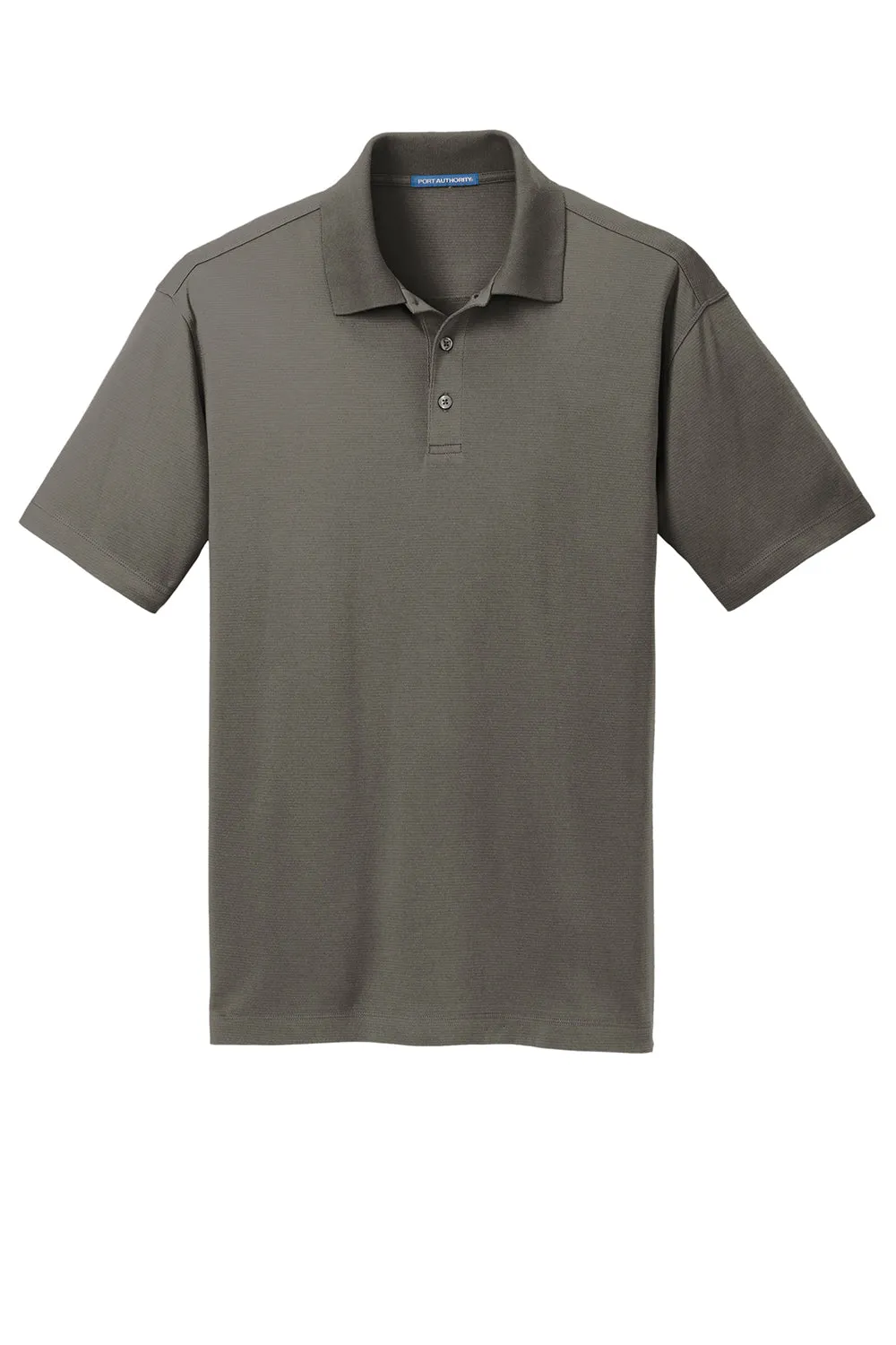 Port Authority Mens Rapid Dry Moisture Wicking Short Sleeve Polo Shirt - Smoke Grey  Premium quality Clothing Port-Authority