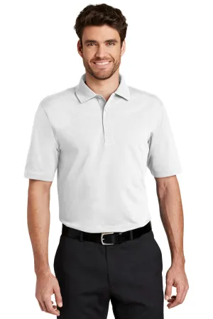 Port Authority Mens Rapid Dry Moisture Wicking Short Sleeve Polo Shirt - White  Premium quality Clothing Port-Authority