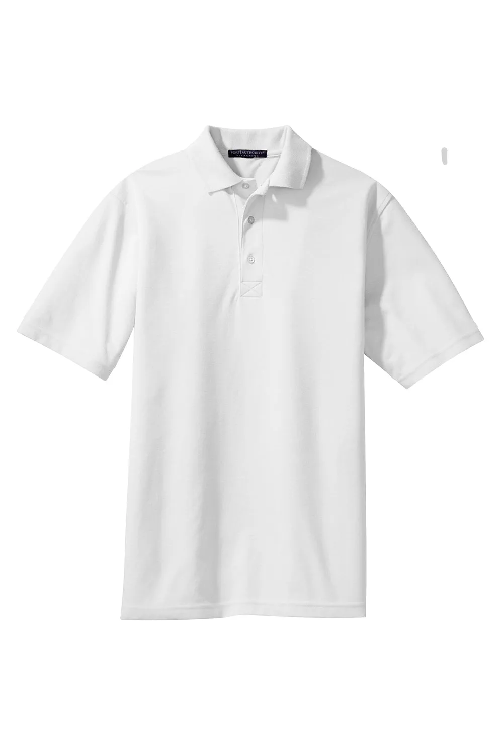 Port Authority Mens Rapid Dry Moisture Wicking Short Sleeve Polo Shirt - White  Premium quality Clothing Port-Authority