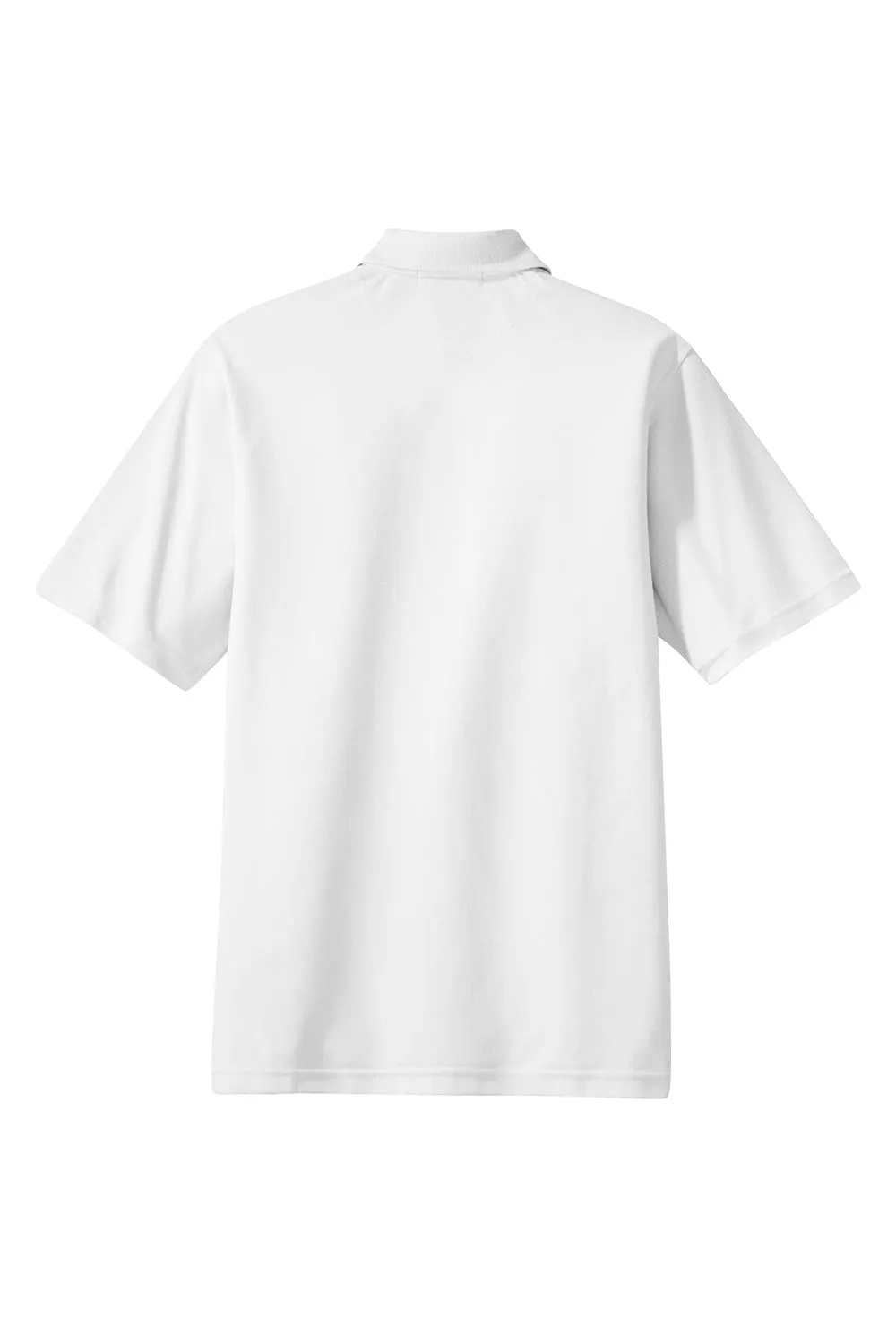 Port Authority Mens Rapid Dry Moisture Wicking Short Sleeve Polo Shirt - White  Premium quality Clothing Port-Authority