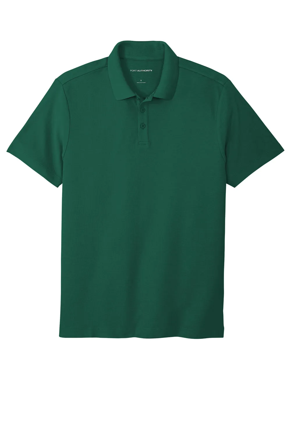 Port Authority Mens React SuperPro Snag Resistant Short Sleeve Polo Shirt - Marine Green - Closeout  Premium quality Clothing Port-Authority