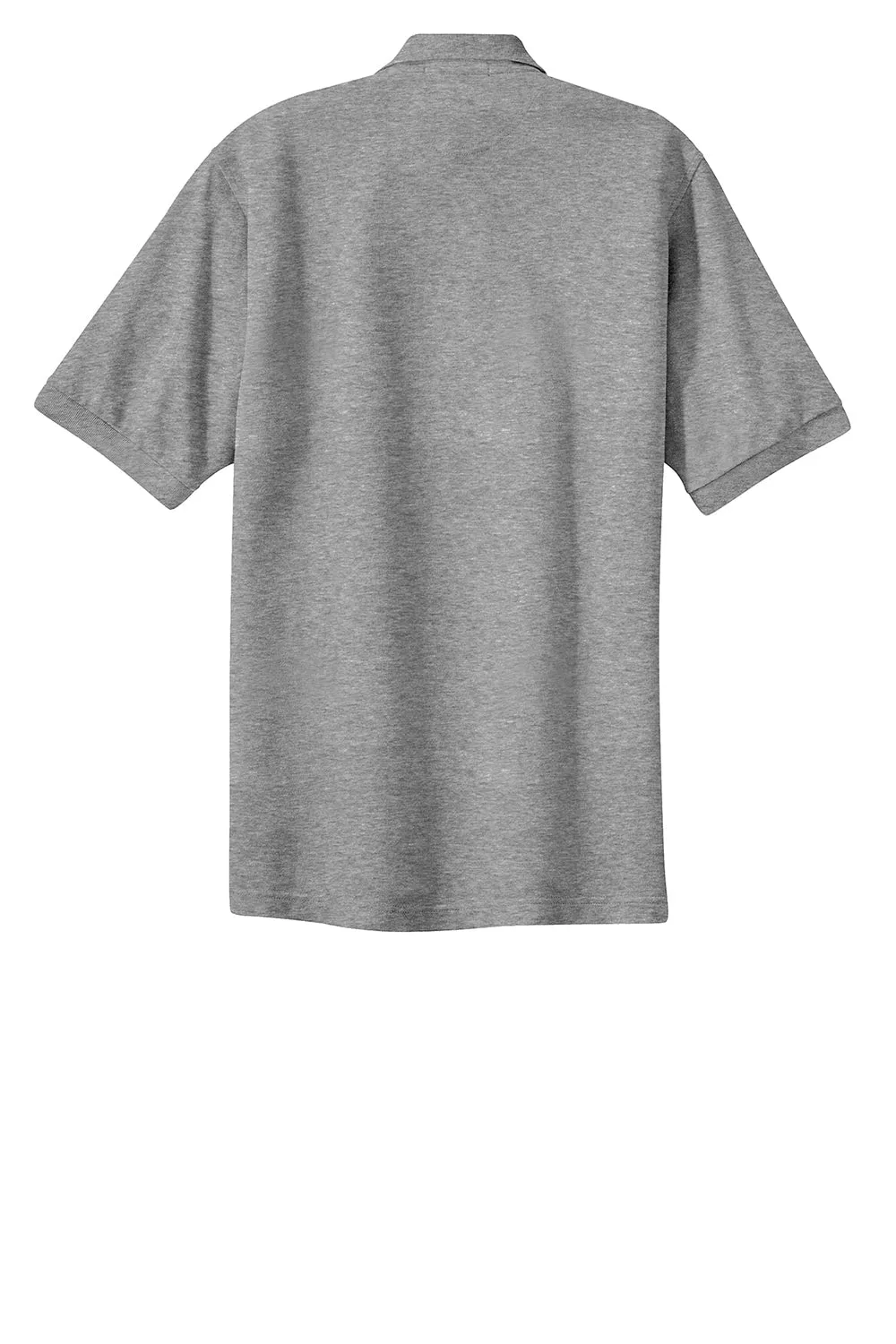 Port Authority Mens Shrink Resistant Short Sleeve Polo Shirt - Oxford Grey  Premium quality Clothing Port-Authority