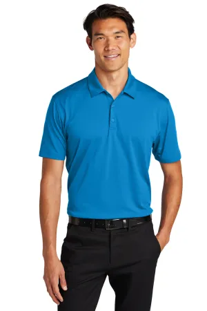 Port Authority Mens Staff Performance Moisture Wicking Short Sleeve Polo Shirt - Brilliant Blue  Premium quality Clothing Port-Authority