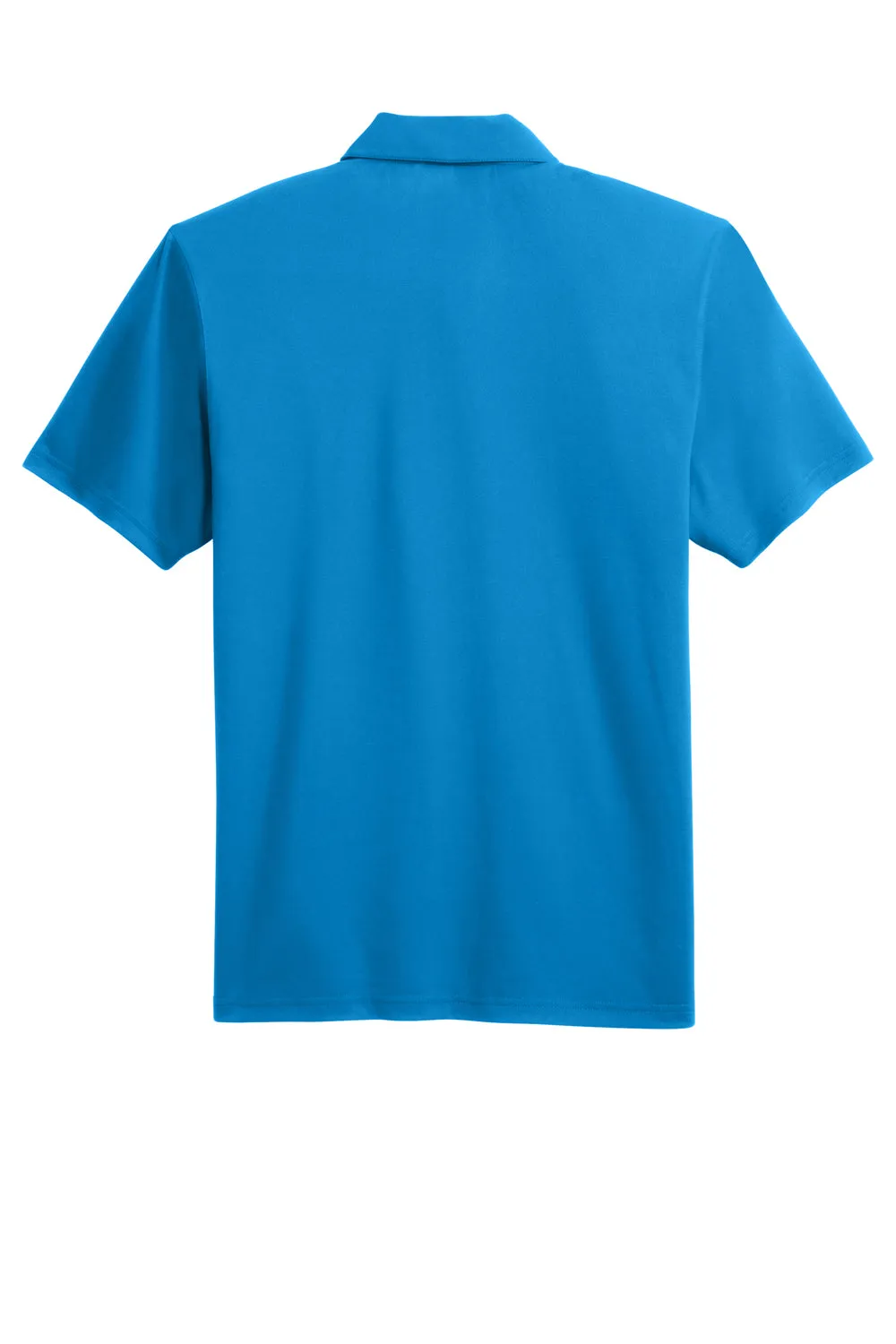 Port Authority Mens Staff Performance Moisture Wicking Short Sleeve Polo Shirt - Brilliant Blue  Premium quality Clothing Port-Authority