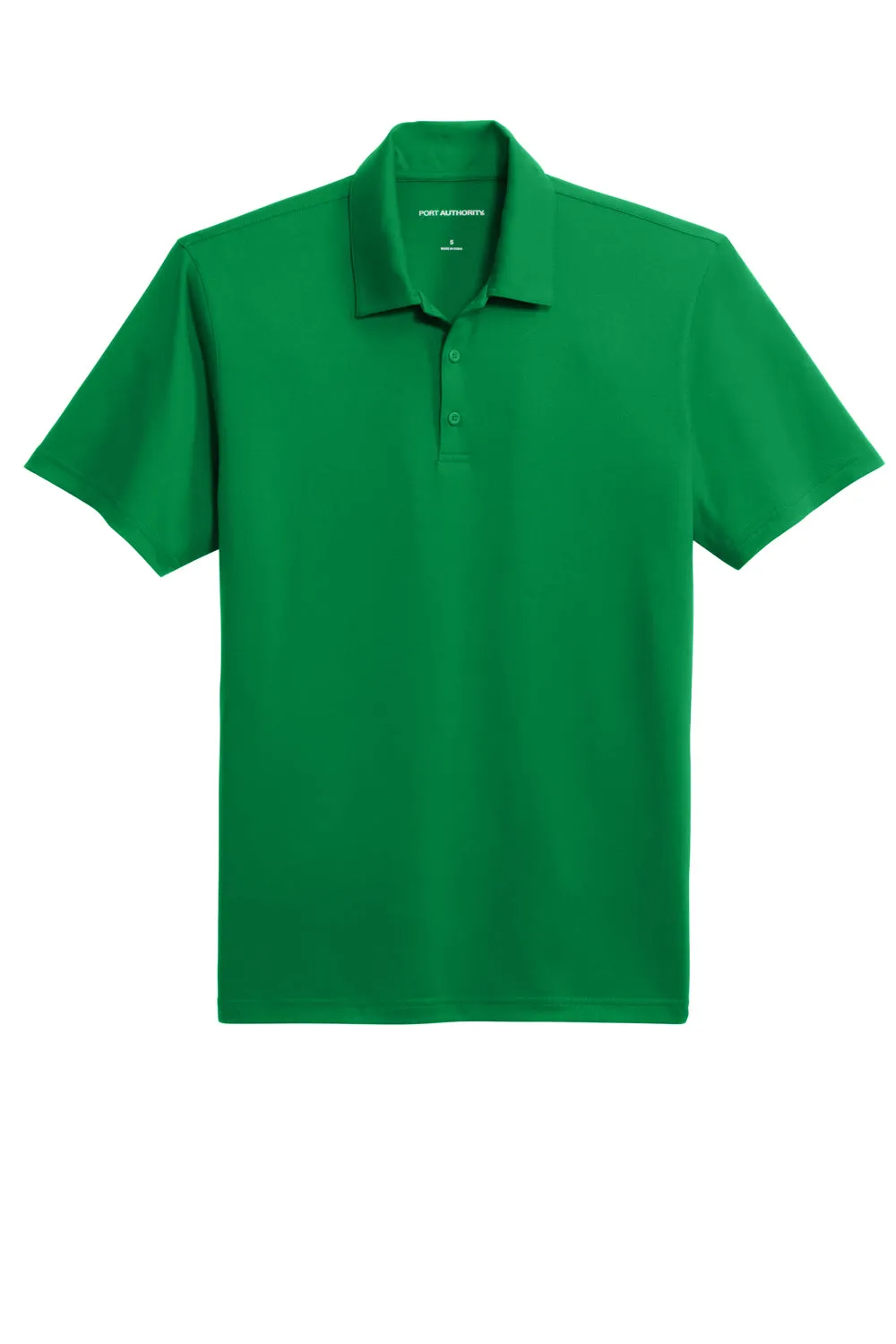 Port Authority Mens Staff Performance Moisture Wicking Short Sleeve Polo Shirt - Spring Green  Premium quality Clothing Port-Authority