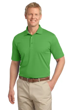Port Authority Mens Tech Moisture Wicking Short Sleeve Polo Shirt - Cactus Green - Closeout  Premium quality Clothing Port-Authority