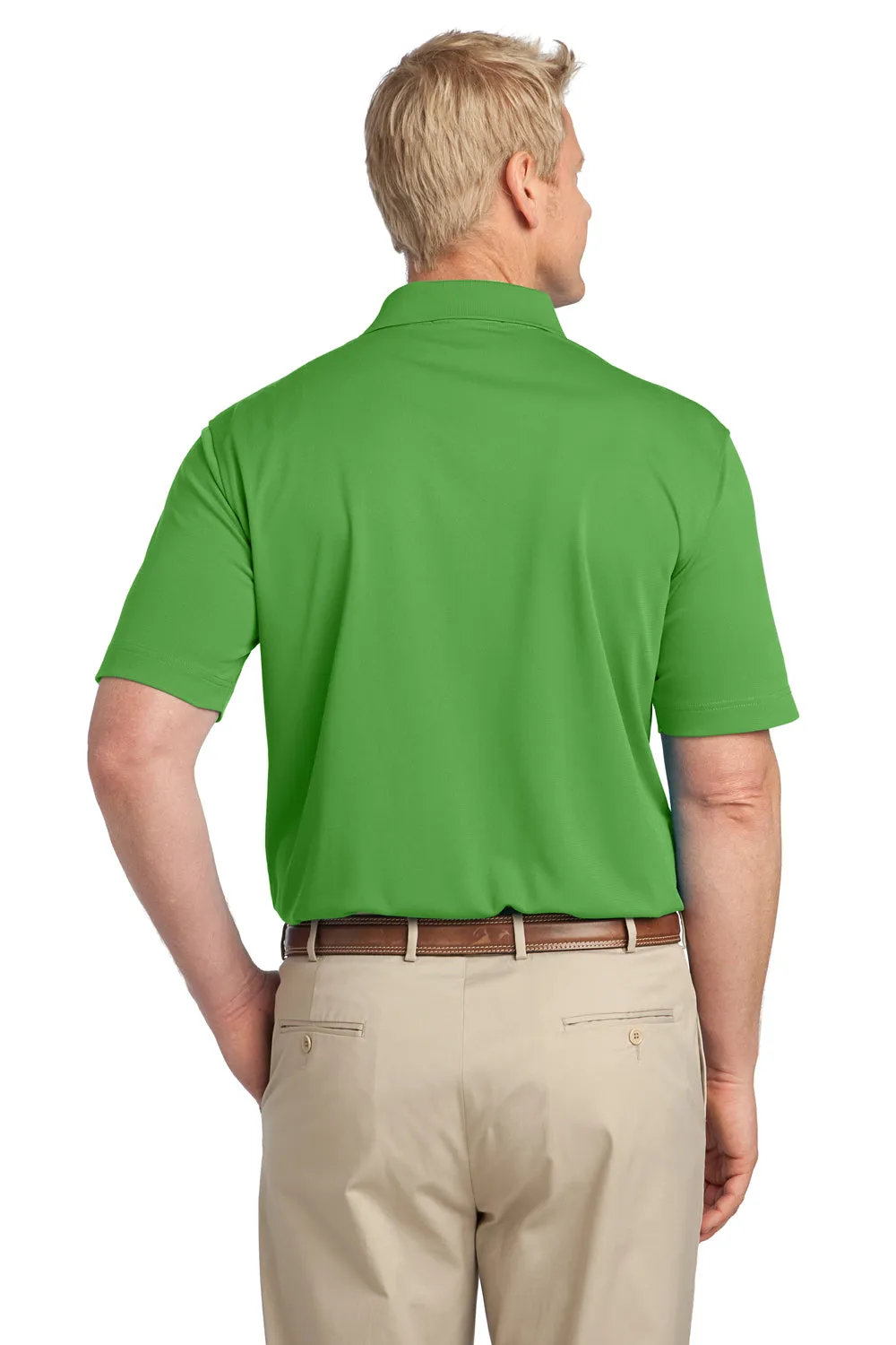 Port Authority Mens Tech Moisture Wicking Short Sleeve Polo Shirt - Cactus Green - Closeout  Premium quality Clothing Port-Authority