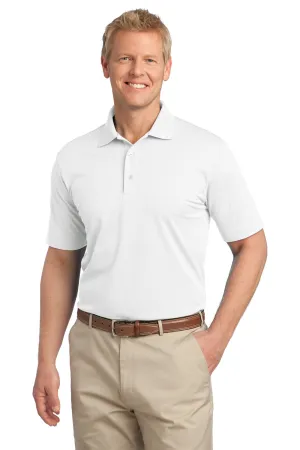 Port Authority Mens Tech Moisture Wicking Short Sleeve Polo Shirt - White - Closeout  Premium quality Clothing Port-Authority