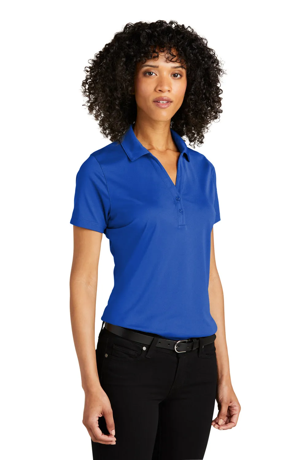 Port Authority Womens C-Free Performance Moisture Wicking Short Sleeve Polo Shirt - True Royal Blue  Premium quality Clothing Port-Authority