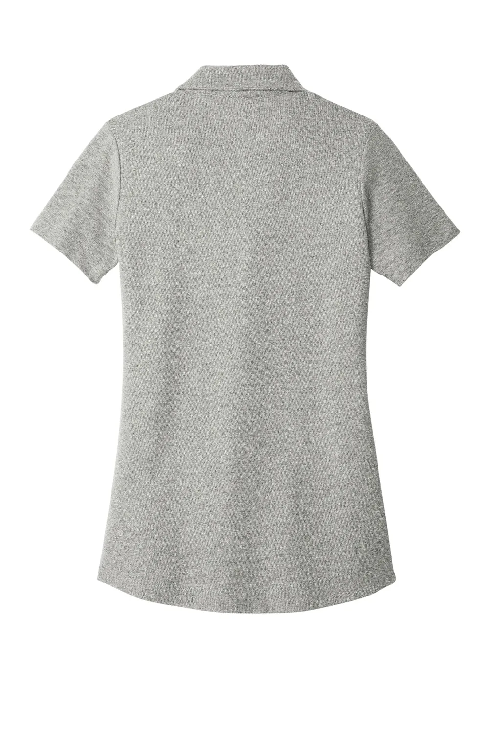 Port Authority Womens C-FREE Pique Short Sleeve Polo Shirt - Heather Deep Smoke Grey  Premium quality Clothing Port-Authority