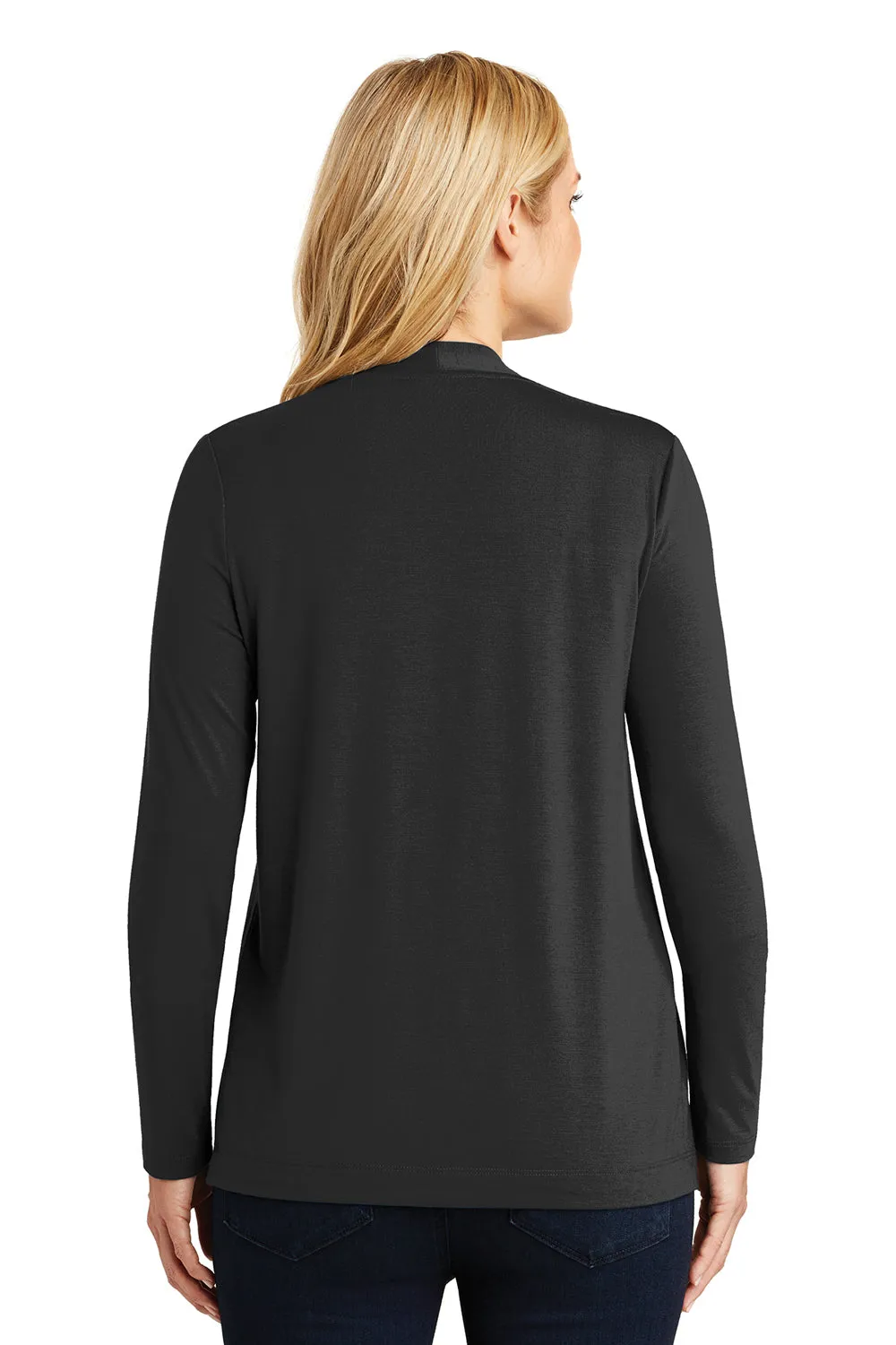 Port Authority Womens Concept Long Sleeve Cardigan Sweater - Black  Premium quality Clothing Port-Authority