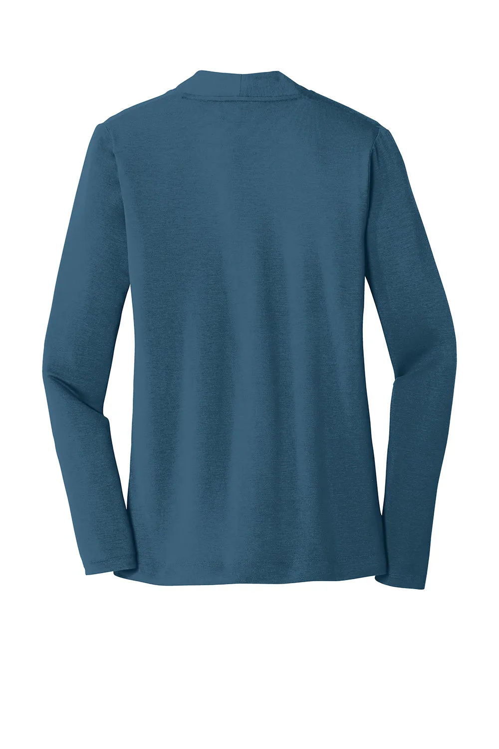 Port Authority Womens Concept Long Sleeve Cardigan Sweater - Dusty Blue  Premium quality Clothing Port-Authority