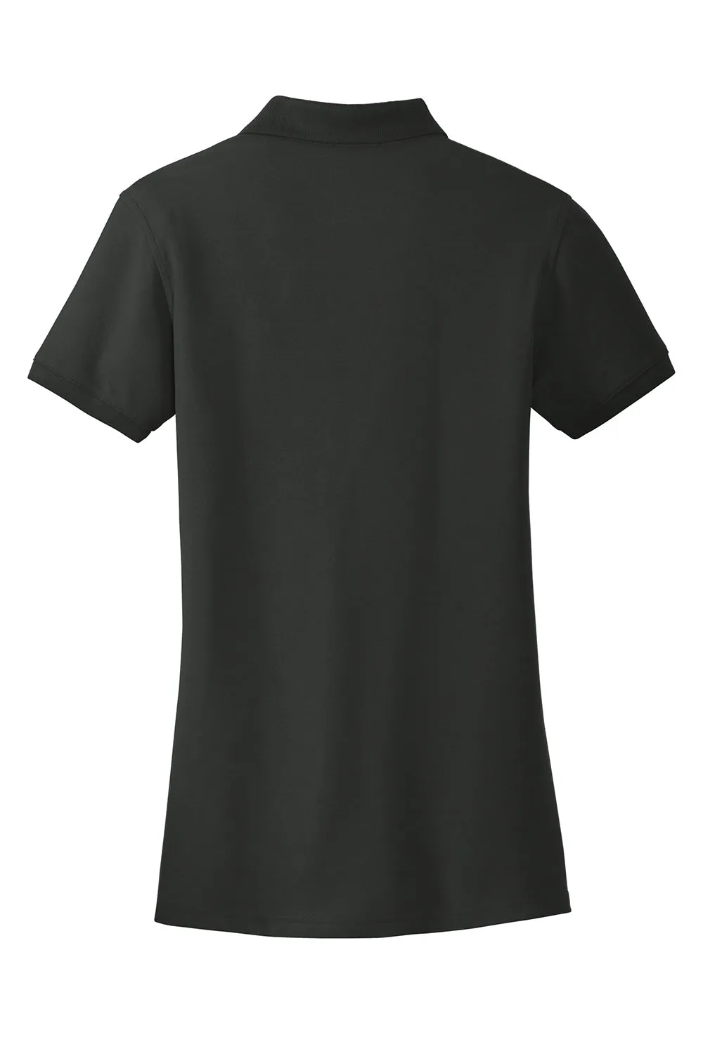 Port Authority Womens Core Classic Short Sleeve Polo Shirt - Deep Black  Premium quality Clothing Port-Authority