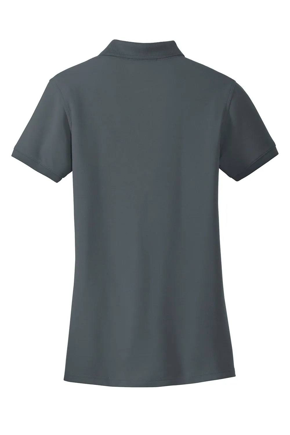 Port Authority Womens Core Classic Short Sleeve Polo Shirt - Graphite Grey  Premium quality Clothing Port-Authority