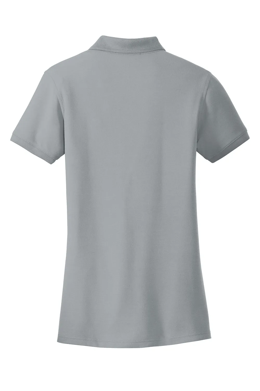 Port Authority Womens Core Classic Short Sleeve Polo Shirt - Gusty Grey  Premium quality Clothing Port-Authority