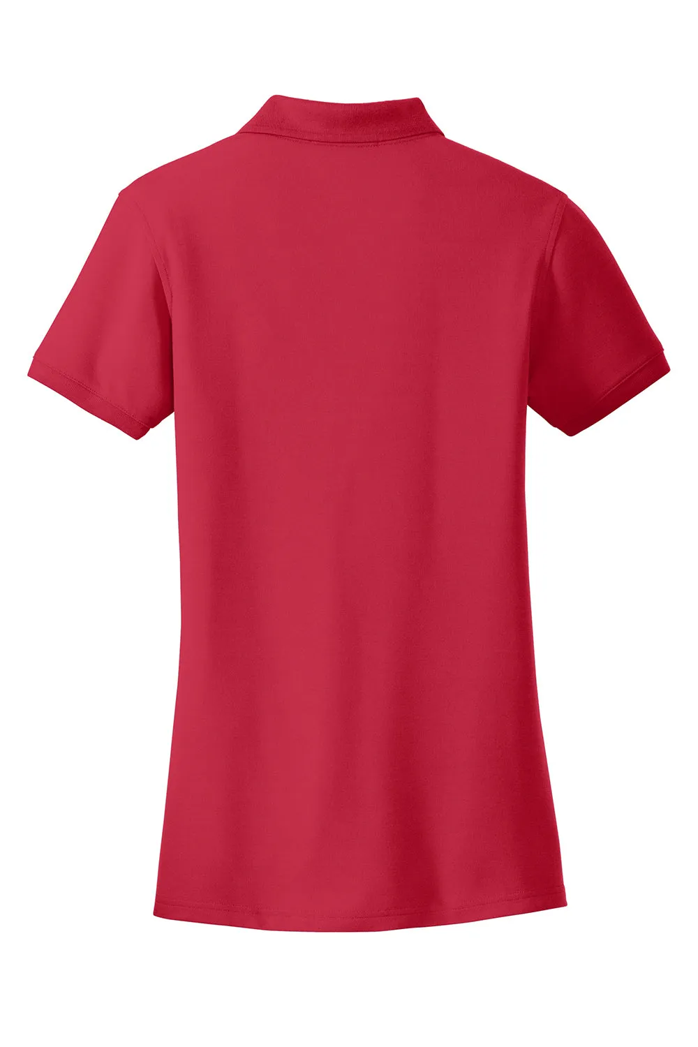 Port Authority Womens Core Classic Short Sleeve Polo Shirt - Rich Red  Premium quality Clothing Port-Authority