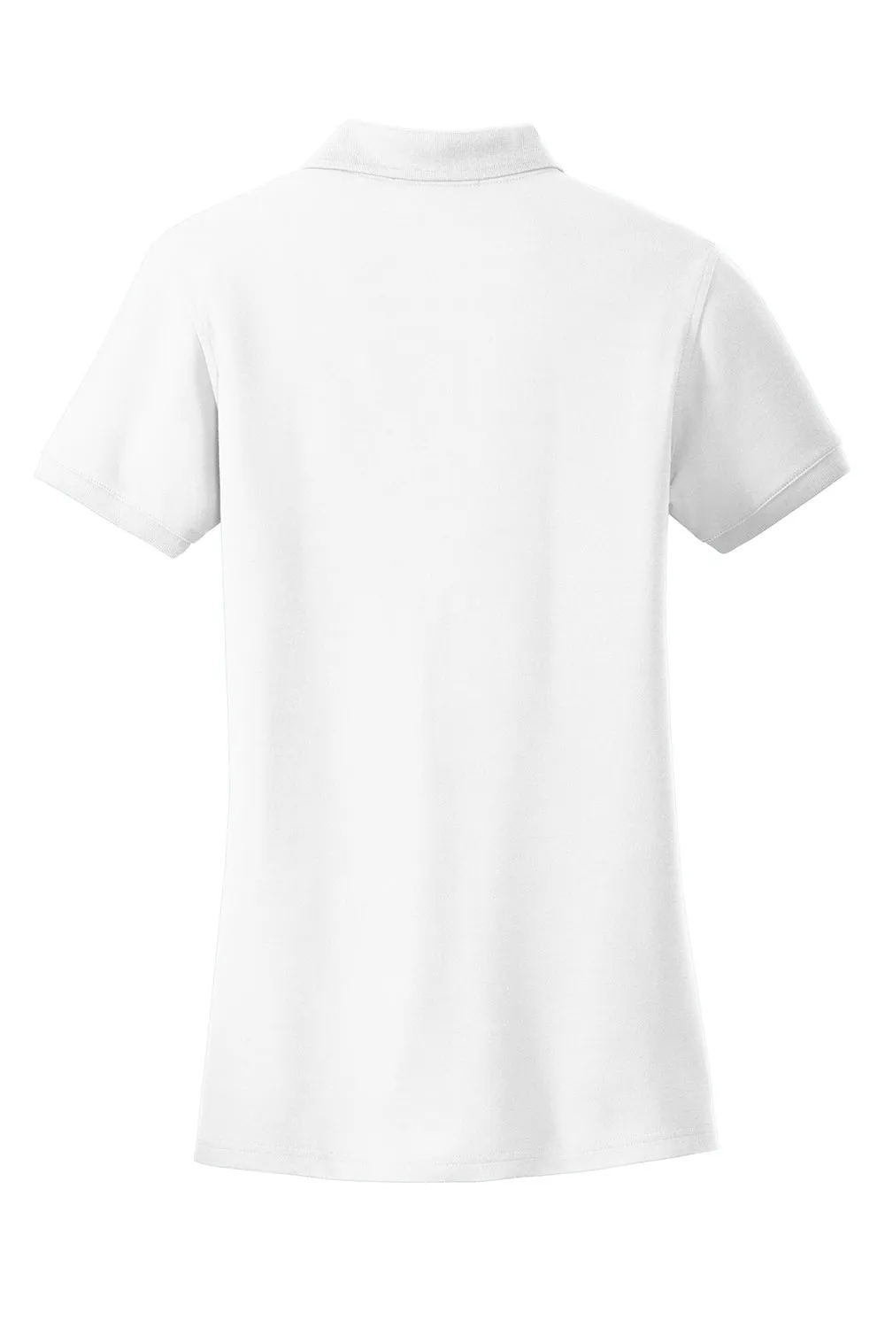 Port Authority Womens Core Classic Short Sleeve Polo Shirt - White  Premium quality Clothing Port-Authority