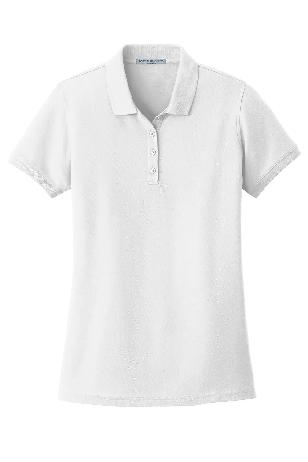Port Authority Womens Core Classic Short Sleeve Polo Shirt - White  Premium quality Clothing Port-Authority