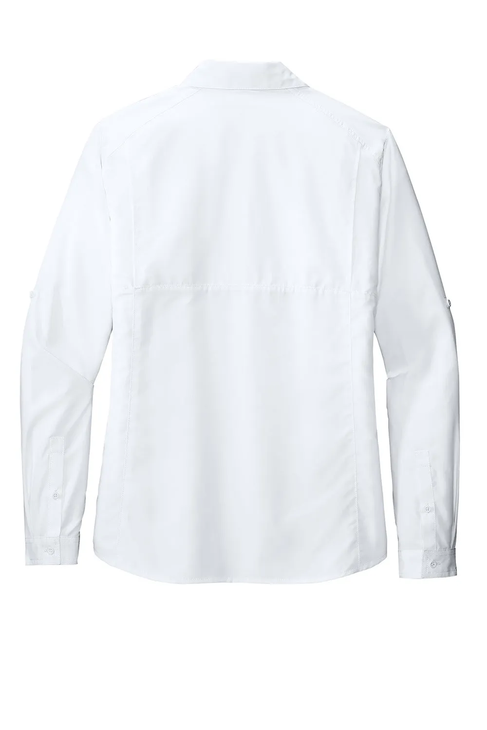Port Authority Womens Daybreak Moisture Wicking Long Sleeve Button Down Shirt w/ Pockets - White  Premium quality Clothing Port-Authority