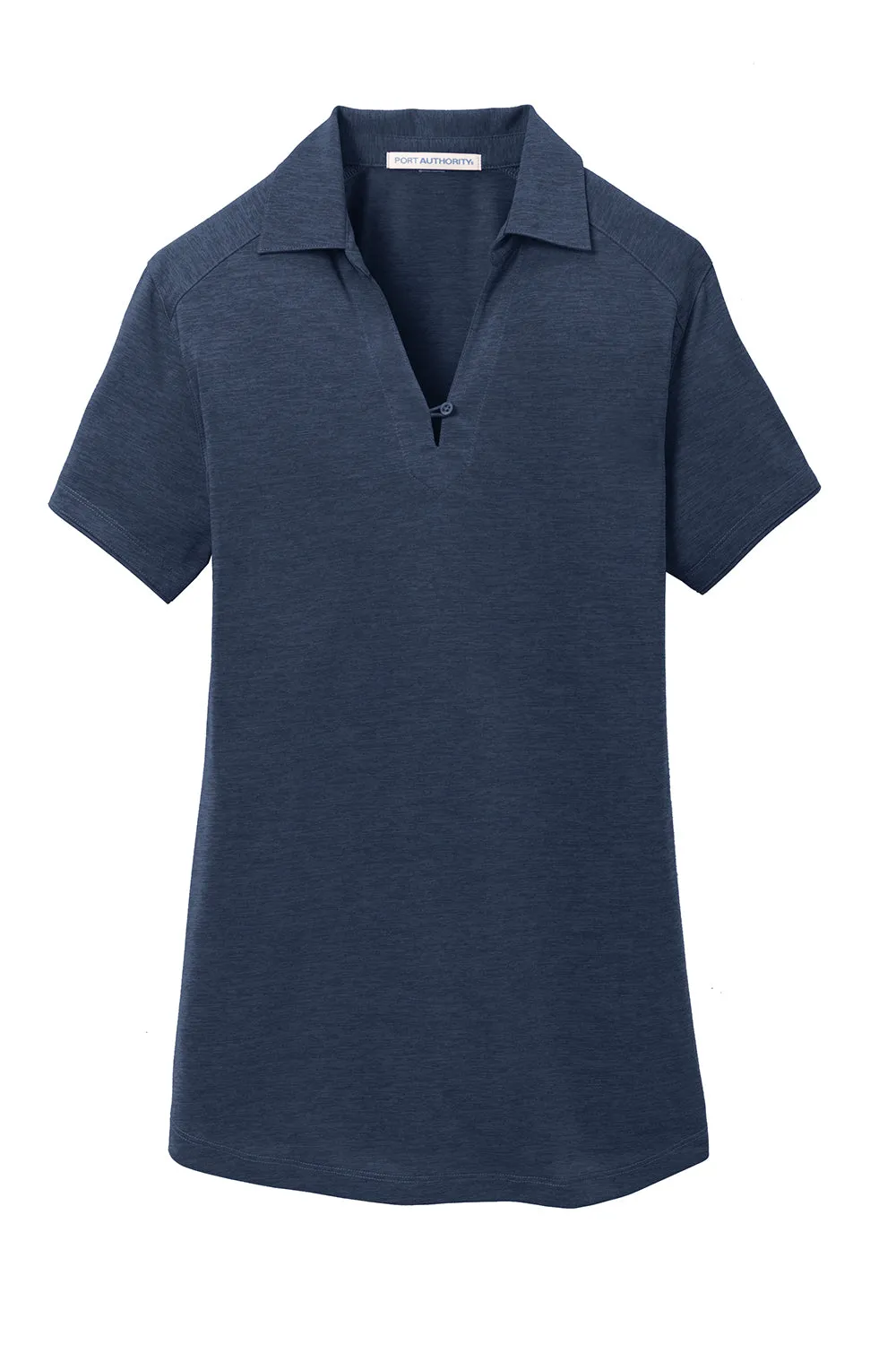 Port Authority Womens Digi Heather Performance Moisture Wicking Short Sleeve Polo Shirt - Dress Navy Blue  Premium quality Clothing Port-Authority