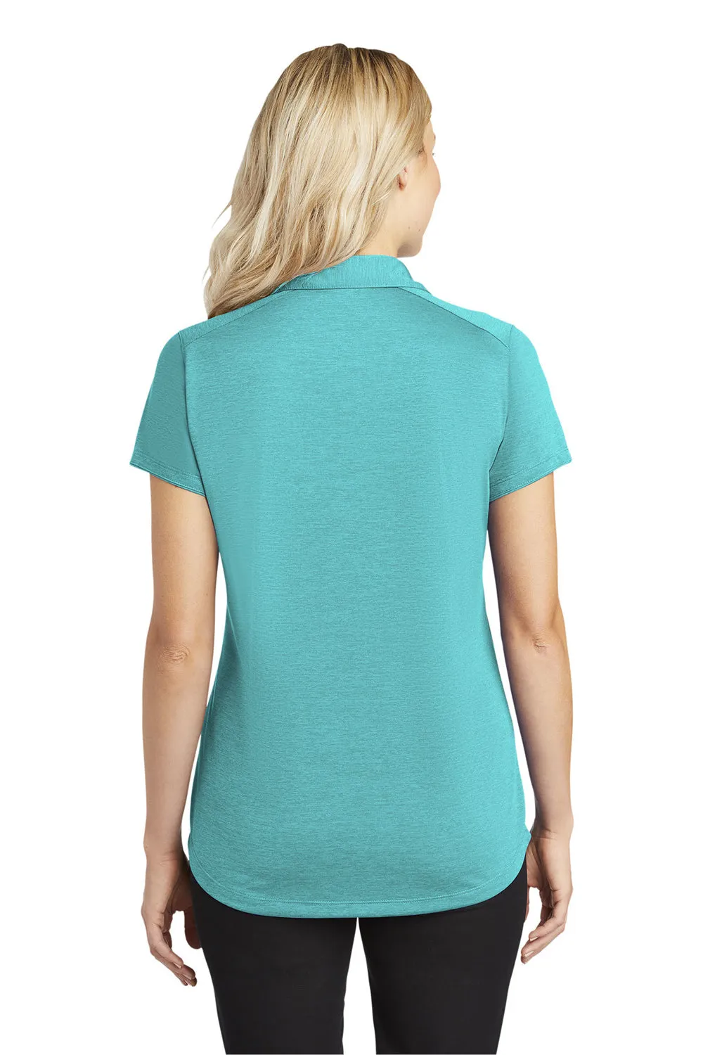 Port Authority Womens Digi Heather Performance Moisture Wicking Short Sleeve Polo Shirt - Maui Blue - Closeout  Premium quality Clothing Port-Authority