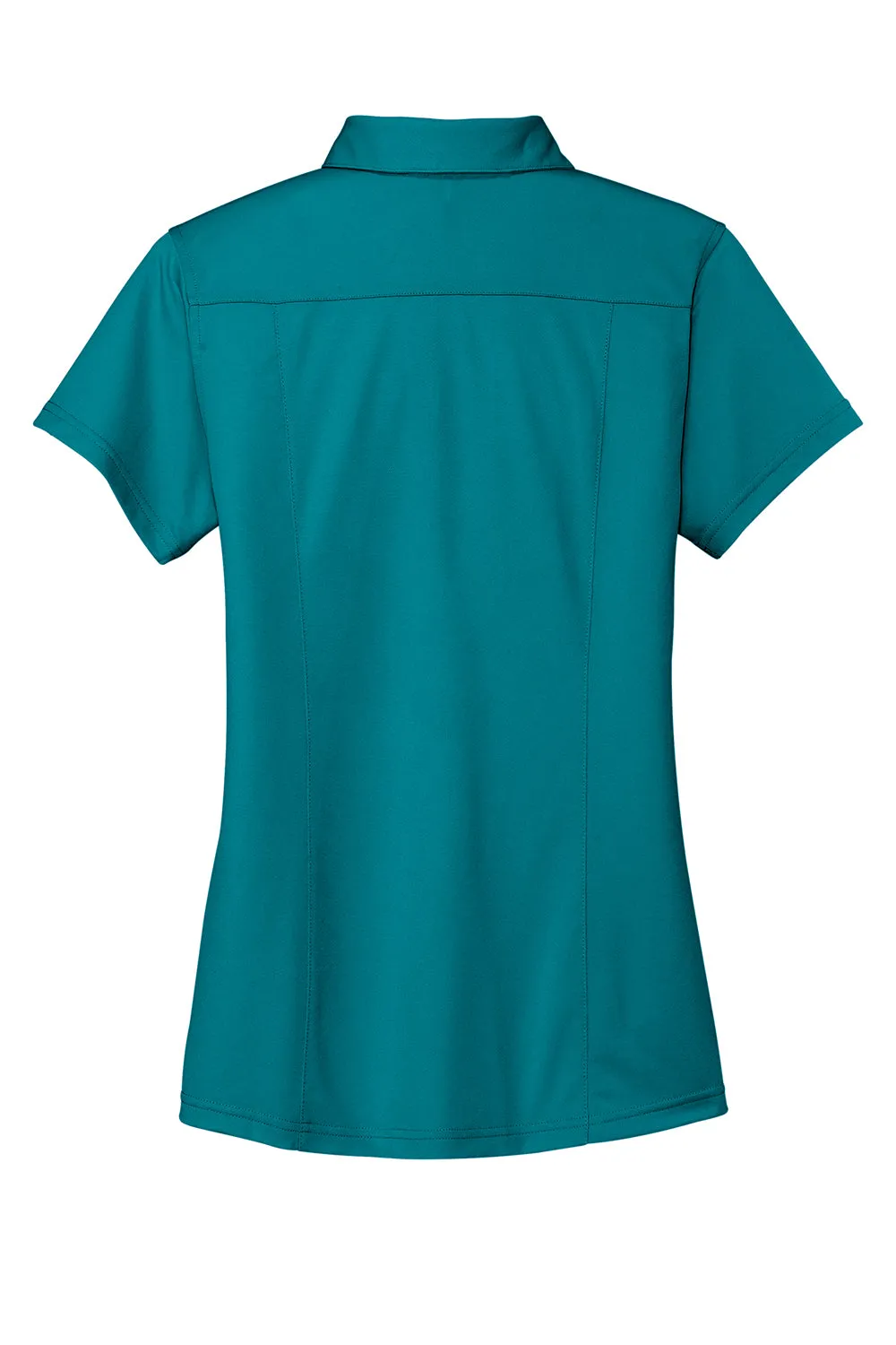 Port Authority Womens Dimension Moisture Wicking Short Sleeve Polo Shirt - Dark Teal Green - Closeout  Premium quality Clothing Port-Authority