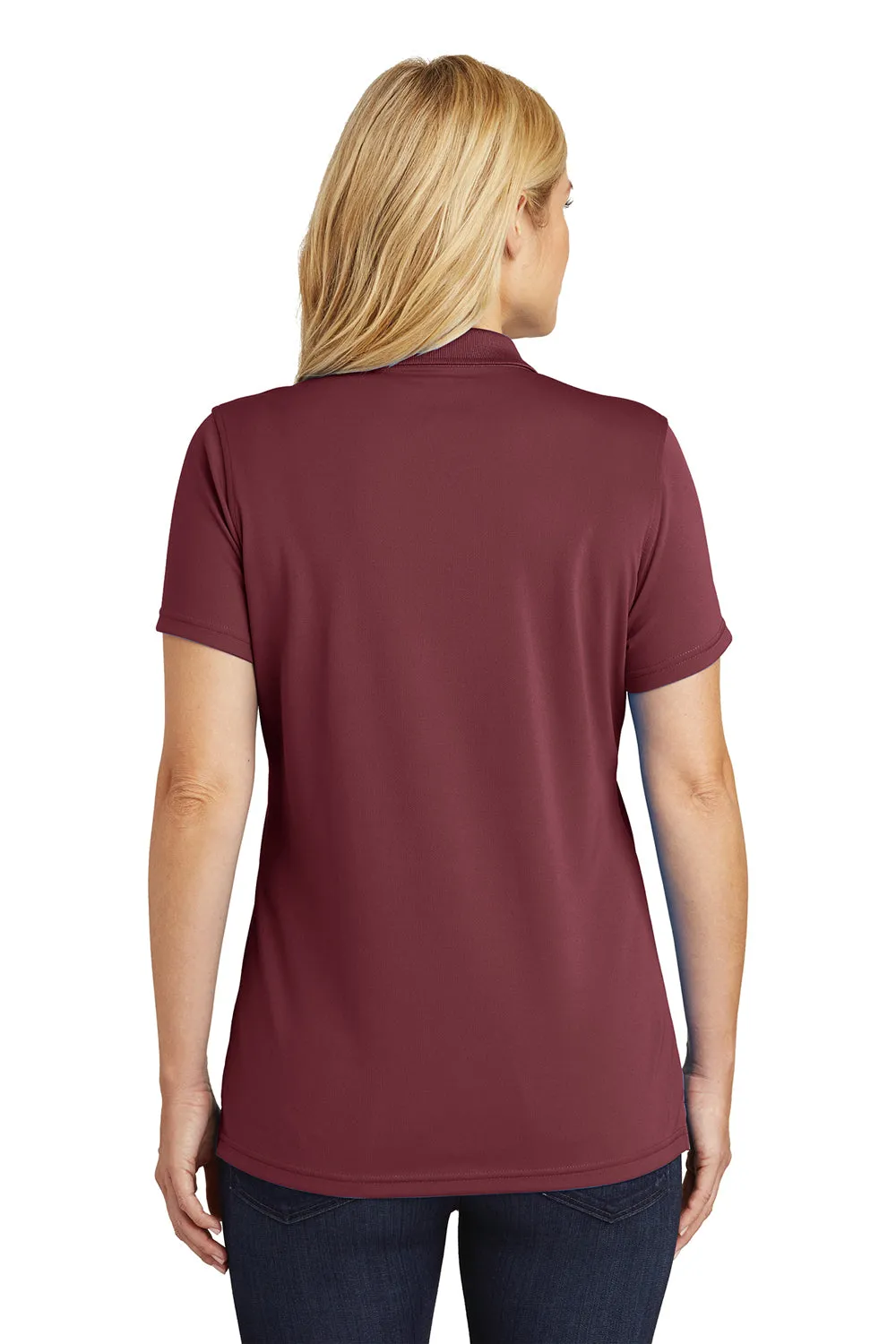 Port Authority Womens Dry Zone Moisture Wicking Short Sleeve Polo Shirt - Burgundy  Premium quality Clothing Port-Authority