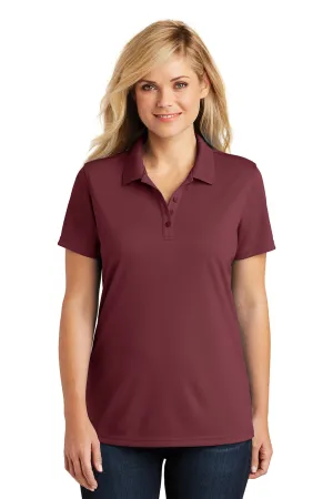 Port Authority Womens Dry Zone Moisture Wicking Short Sleeve Polo Shirt - Burgundy  Premium quality Clothing Port-Authority