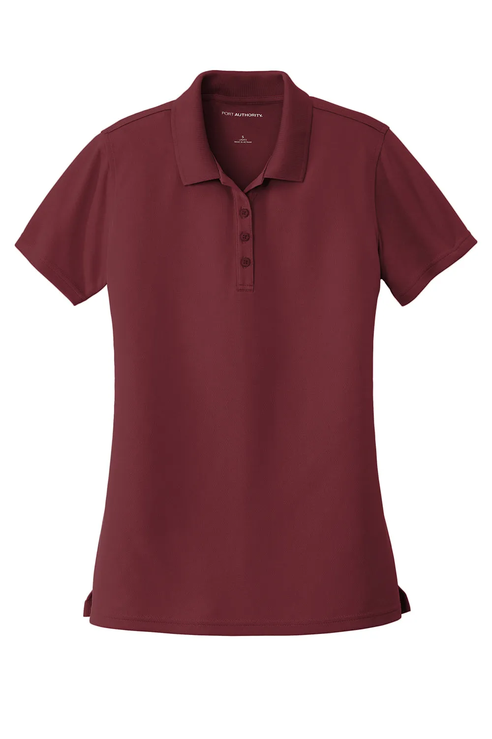 Port Authority Womens Dry Zone Moisture Wicking Short Sleeve Polo Shirt - Burgundy  Premium quality Clothing Port-Authority