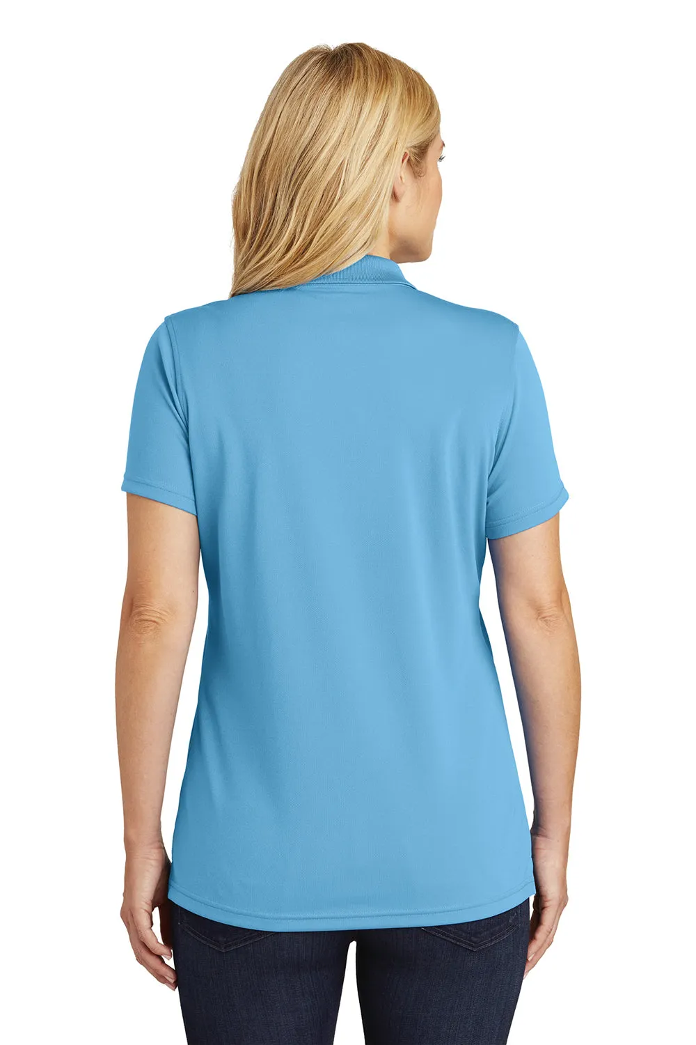 Port Authority Womens Dry Zone Moisture Wicking Short Sleeve Polo Shirt - Carolina Blue  Premium quality Clothing Port-Authority