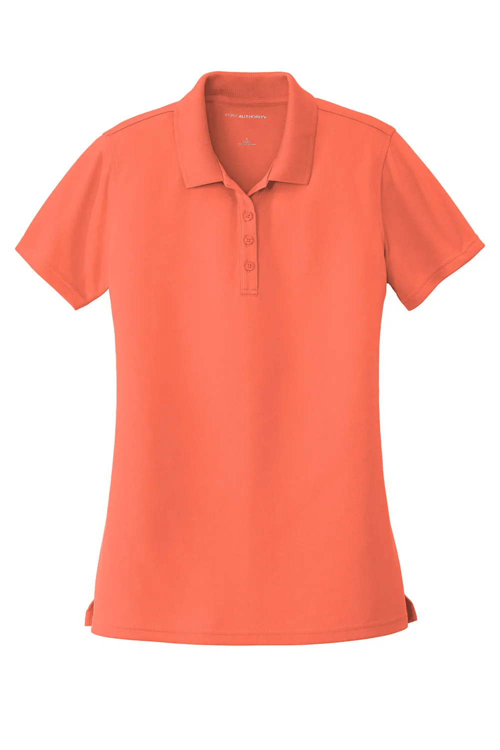 Port Authority Womens Dry Zone Moisture Wicking Short Sleeve Polo Shirt - Coral Splash  Premium quality Clothing Port-Authority
