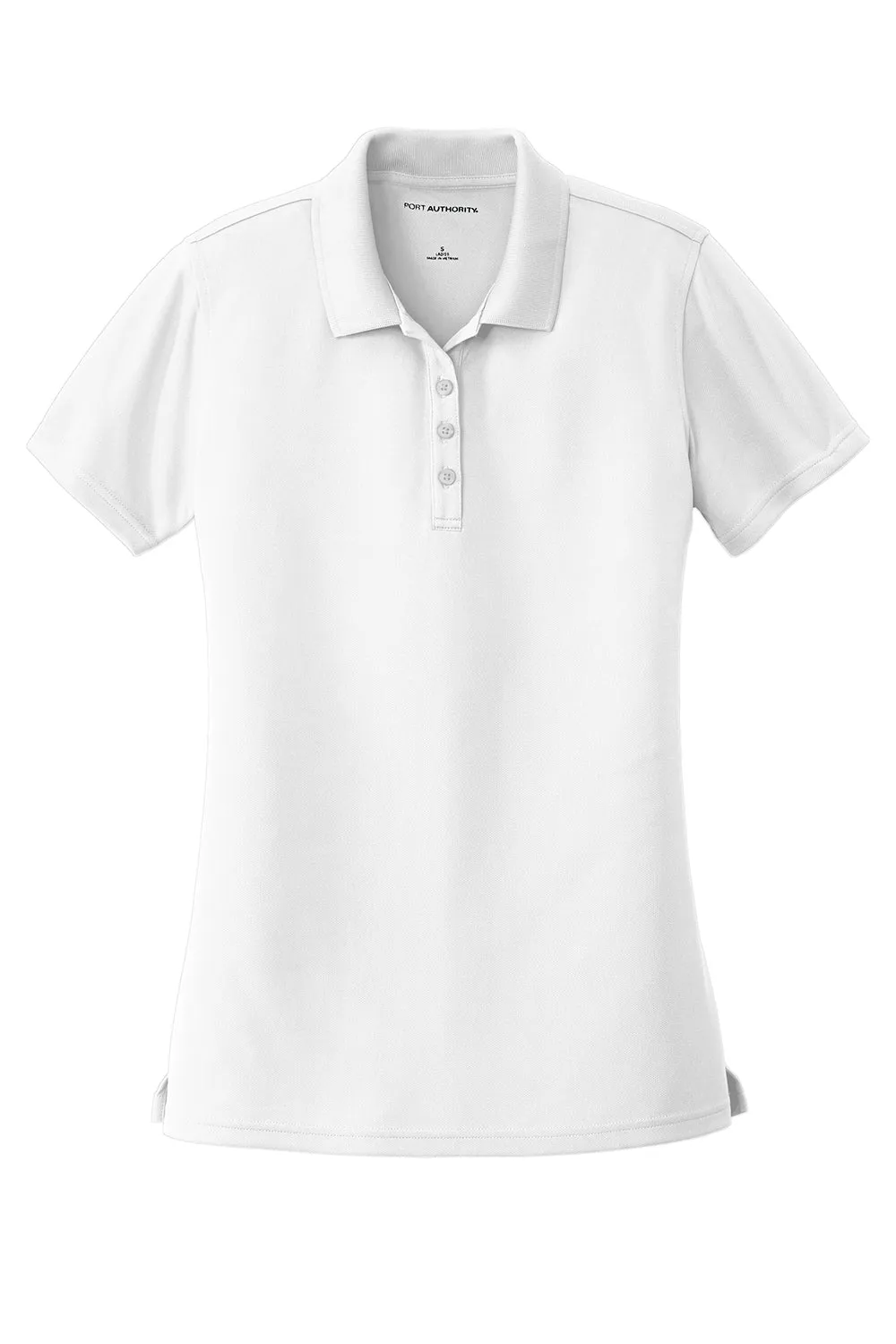 Port Authority Womens Dry Zone Moisture Wicking Short Sleeve Polo Shirt - White  Premium quality Clothing Port-Authority