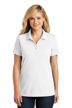 Port Authority Womens Dry Zone Moisture Wicking Short Sleeve Polo Shirt - White  Premium quality Clothing Port-Authority