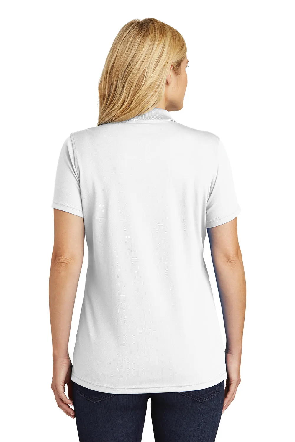 Port Authority Womens Dry Zone Moisture Wicking Short Sleeve Polo Shirt - White  Premium quality Clothing Port-Authority