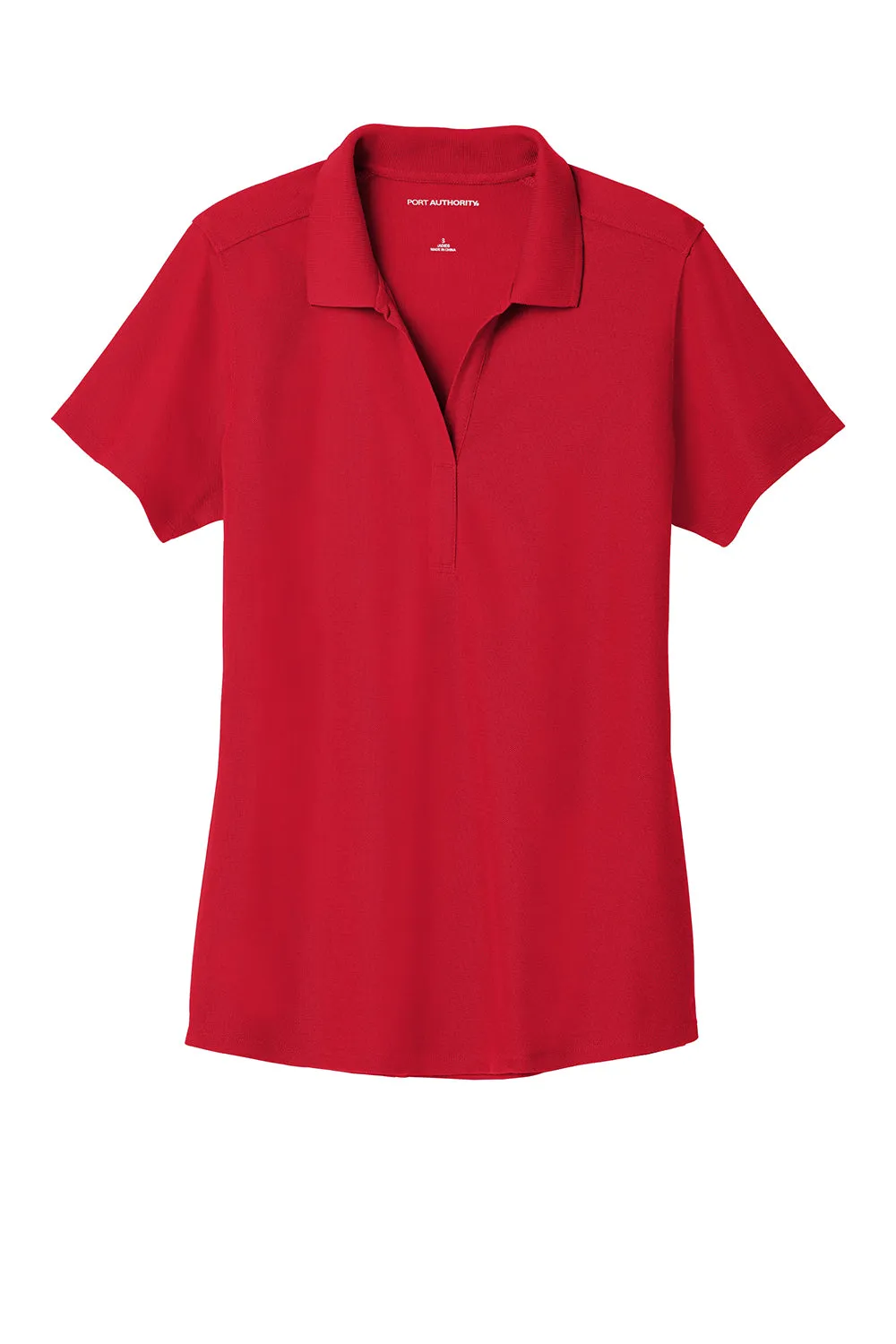 Port Authority Womens EZPerformance Moisture Wicking Short Sleeve Polo Shirt - Apple Red  Premium quality Clothing Port-Authority