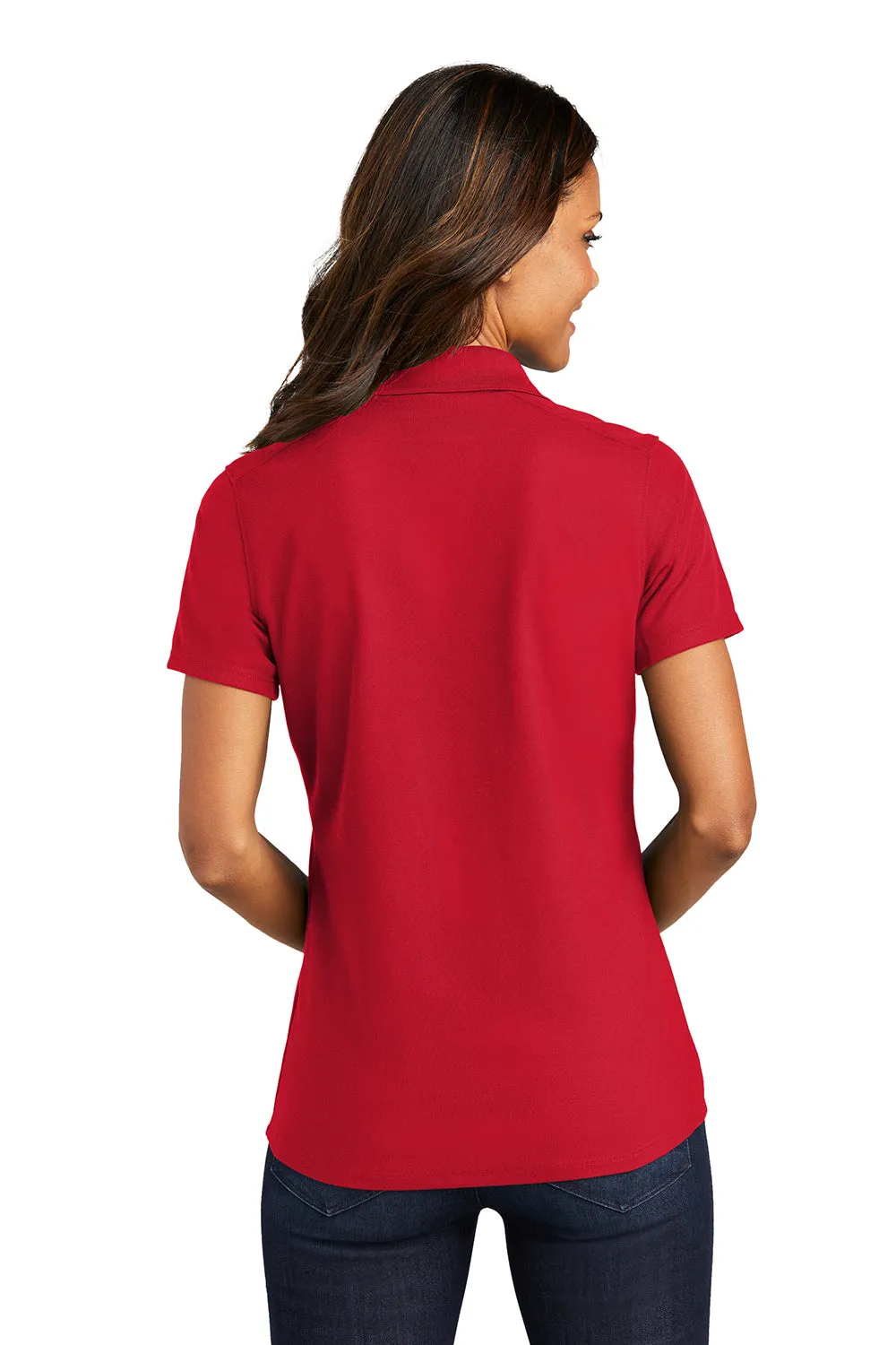 Port Authority Womens EZPerformance Moisture Wicking Short Sleeve Polo Shirt - Apple Red  Premium quality Clothing Port-Authority