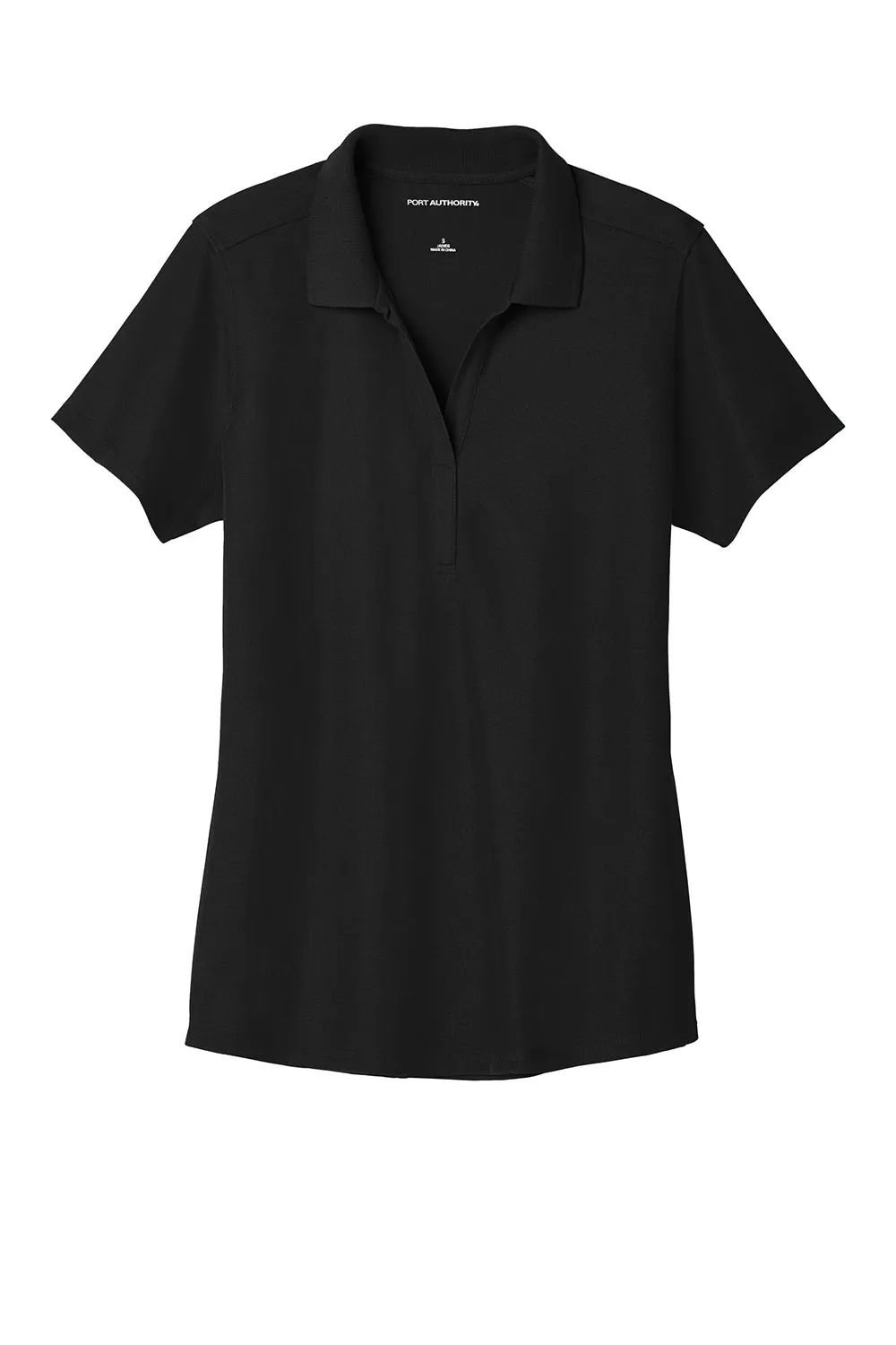 Port Authority Womens EZPerformance Moisture Wicking Short Sleeve Polo Shirt - Black  Premium quality Clothing Port-Authority