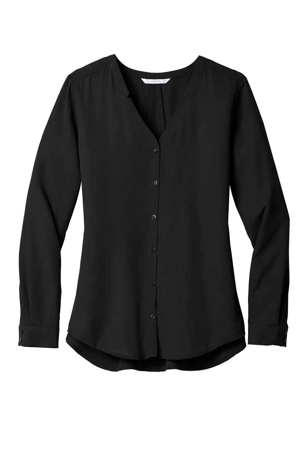 Port Authority Womens Long Sleeve Button Down Shirt - Black  Premium quality Clothing Port-Authority
