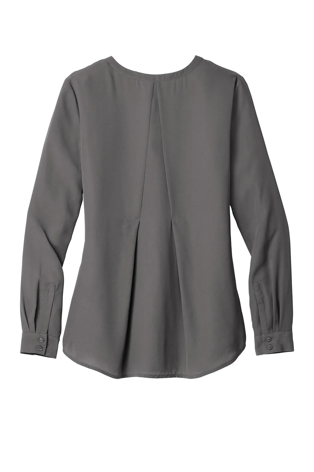Port Authority Womens Long Sleeve Button Down Shirt - Sterling Grey  Premium quality Clothing Port-Authority