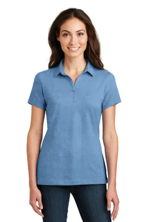 Port Authority Womens Meridian Short Sleeve Polo Shirt - Blue Skies - Closeout  Premium quality Clothing Port-Authority