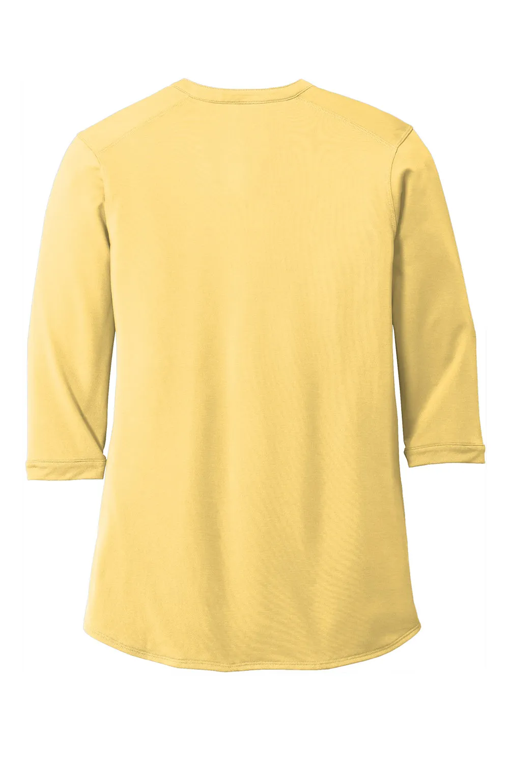 Port Authority Womens Moisture Wicking 3/4 Sleeve Polo Shirt - Sunbeam Yellow - Closeout  Premium quality Clothing Port-Authority