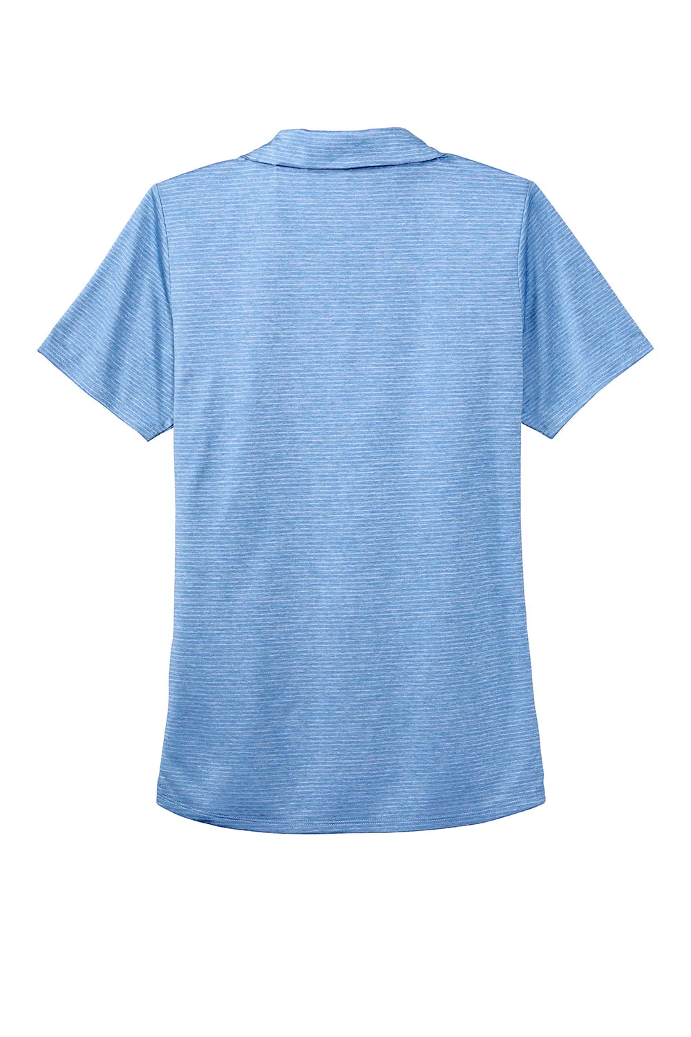 Port Authority Womens Moisture Wicking Shadow Stripe Short Sleeve Polo Shirt - Carolina Blue - Closeout  Premium quality Clothing Port-Authority