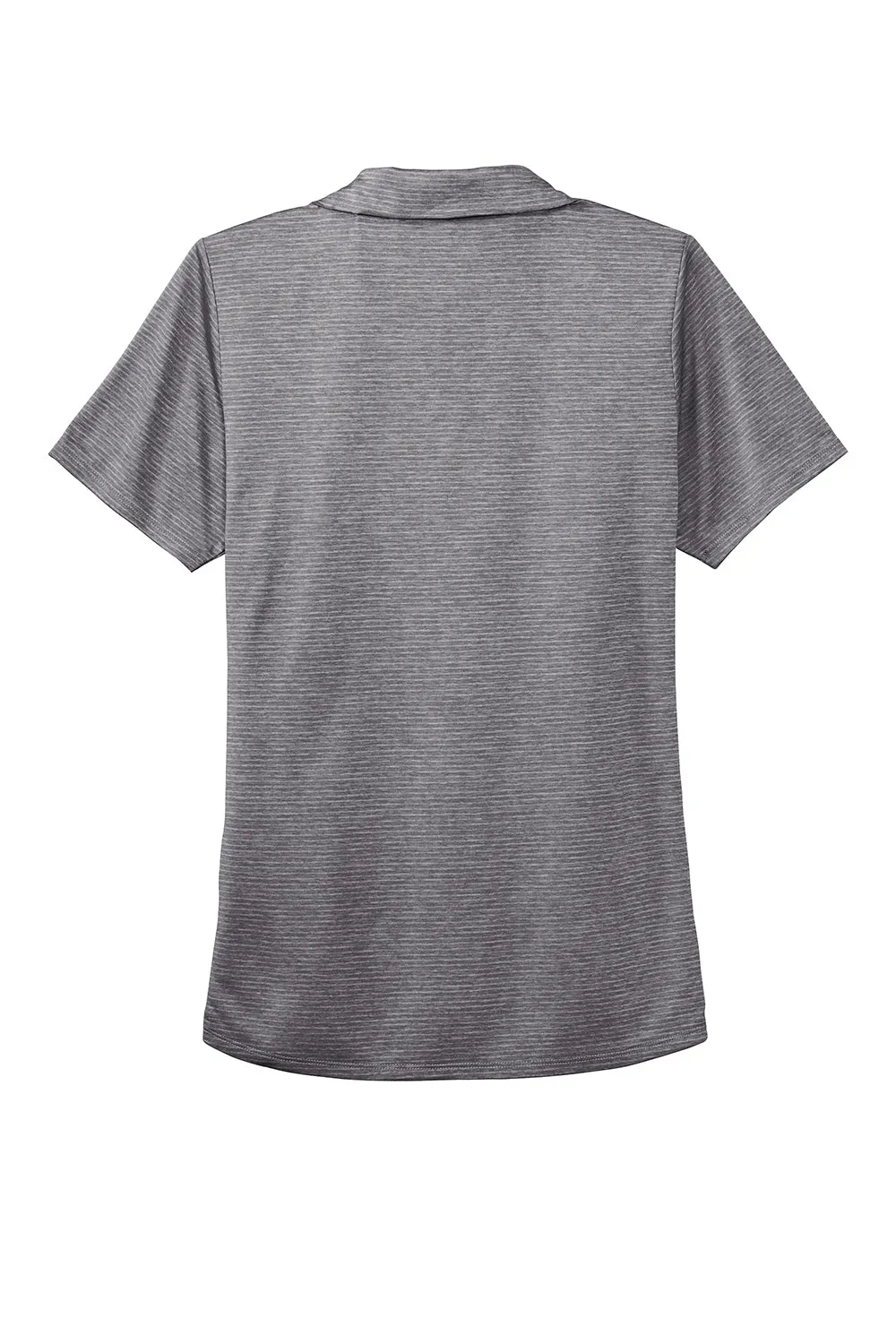 Port Authority Womens Moisture Wicking Shadow Stripe Short Sleeve Polo Shirt - Shadow Grey - Closeout  Premium quality Clothing Port-Authority