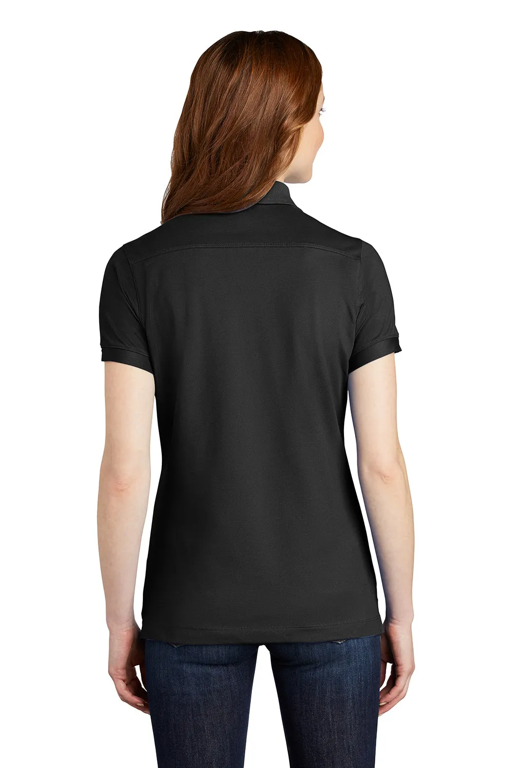 Port Authority Womens Moisture Wicking Short Sleeve Polo Shirt - Black  Premium quality Clothing Port-Authority