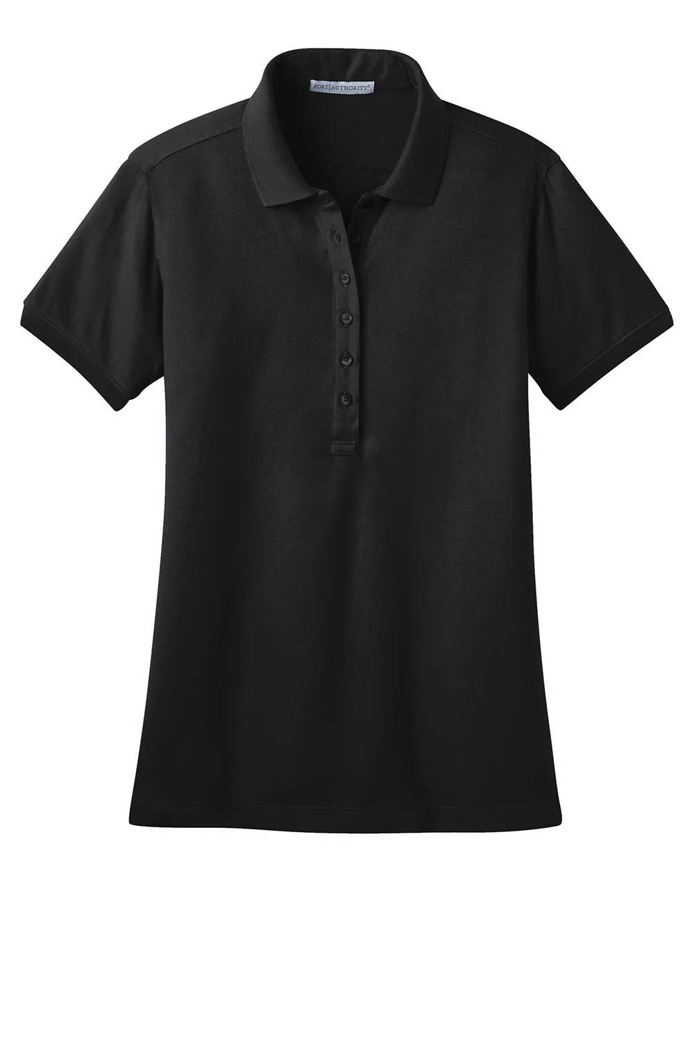 Port Authority Womens Moisture Wicking Short Sleeve Polo Shirt - Black  Premium quality Clothing Port-Authority